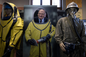 Otwarte 28.marca Muzeum Techniki i Inżynierii Komunalnej odwiedził prezydent Torunia Michał Zaleski (fot. torun.pl/ Wojtek Szabelski)