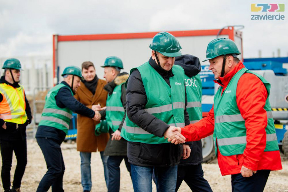 Fortum rozpoczyna w Zawierciu budowę instalacji do produkcji paliwa z odpadów (fot. zawiercie.eu)