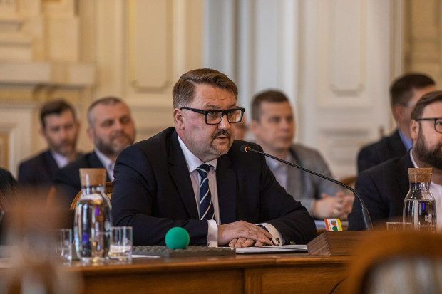 Jarosław Klimaszewski odniósł się do wyników referendum w Bielsku-Białej (fot. Paweł Sowa/Wydział Prasowy UMBB)
