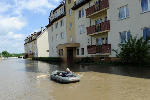 Powódź we Wrocławiu w maju 2010 roku (Fot. PAP/Grzegorz Hawałej)