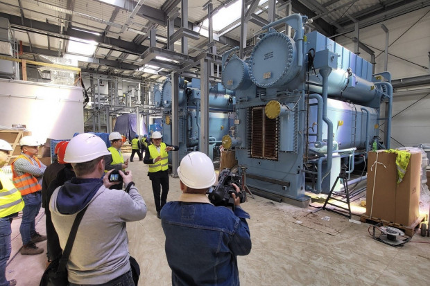 Budowa ciepłowni geotermalno-biomasowej  w Sieradzu zakończy się jeszcze w tym roku (Fot. Sieradz.eu)