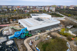 Budowa aquaparku w Szczecinie zakończy się w wakacje