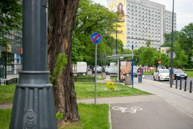 Władze Warszawy postanowiły dokończyć teleport rowerowy na Marszałkowskiej fot. ZDM