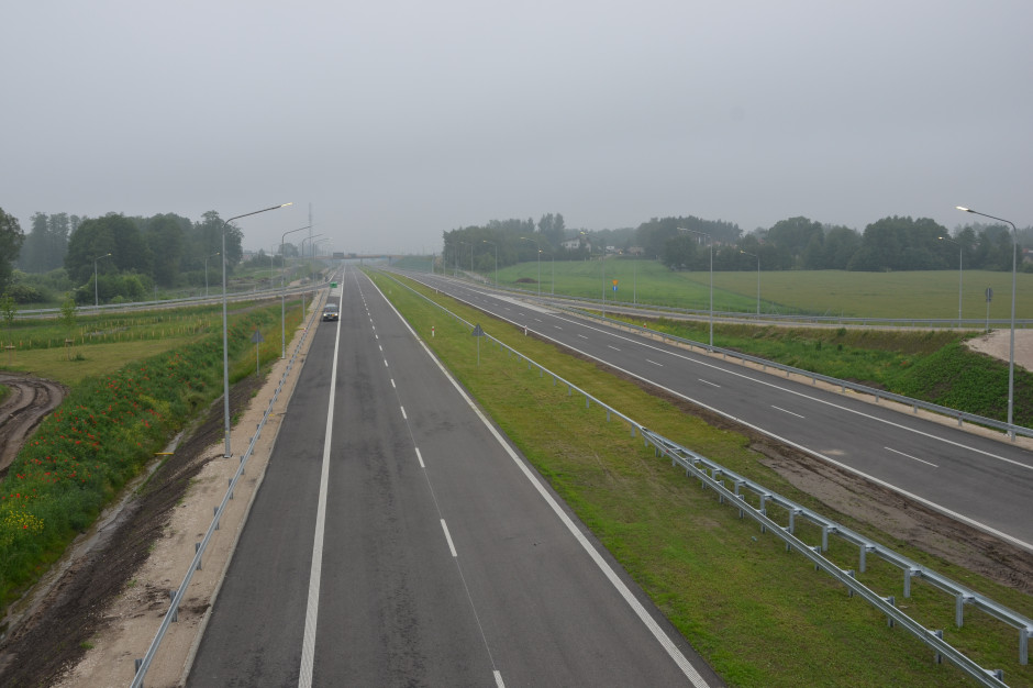 Na zdjęciu istniejący już fragment drogi ekspresowej S14. Fot. GDDKiA