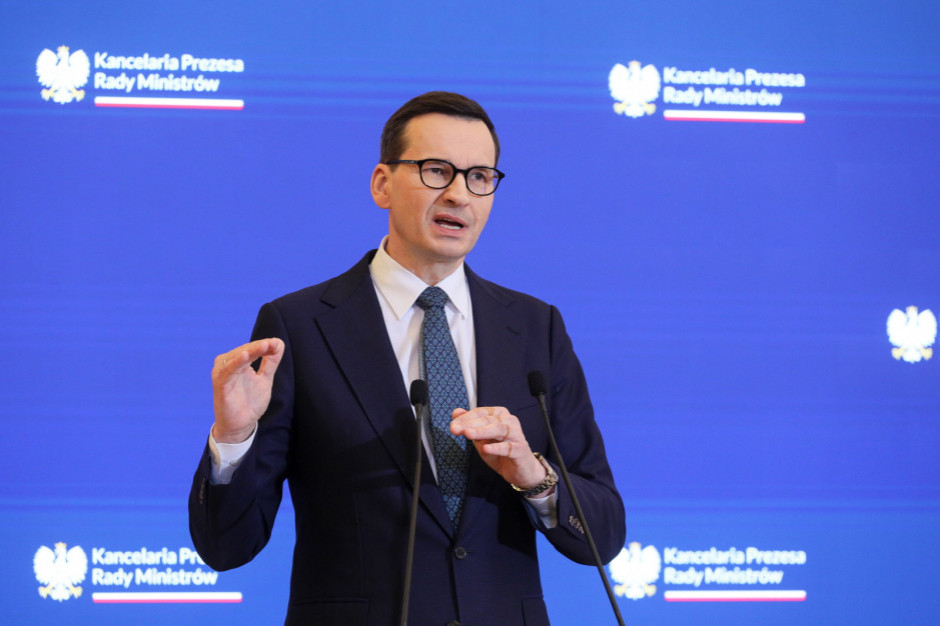 Premier Mateusz Morawiecki zapowiedział start konsultacji ustawy o 800 plus (fot. PAP/Paweł Supernak)