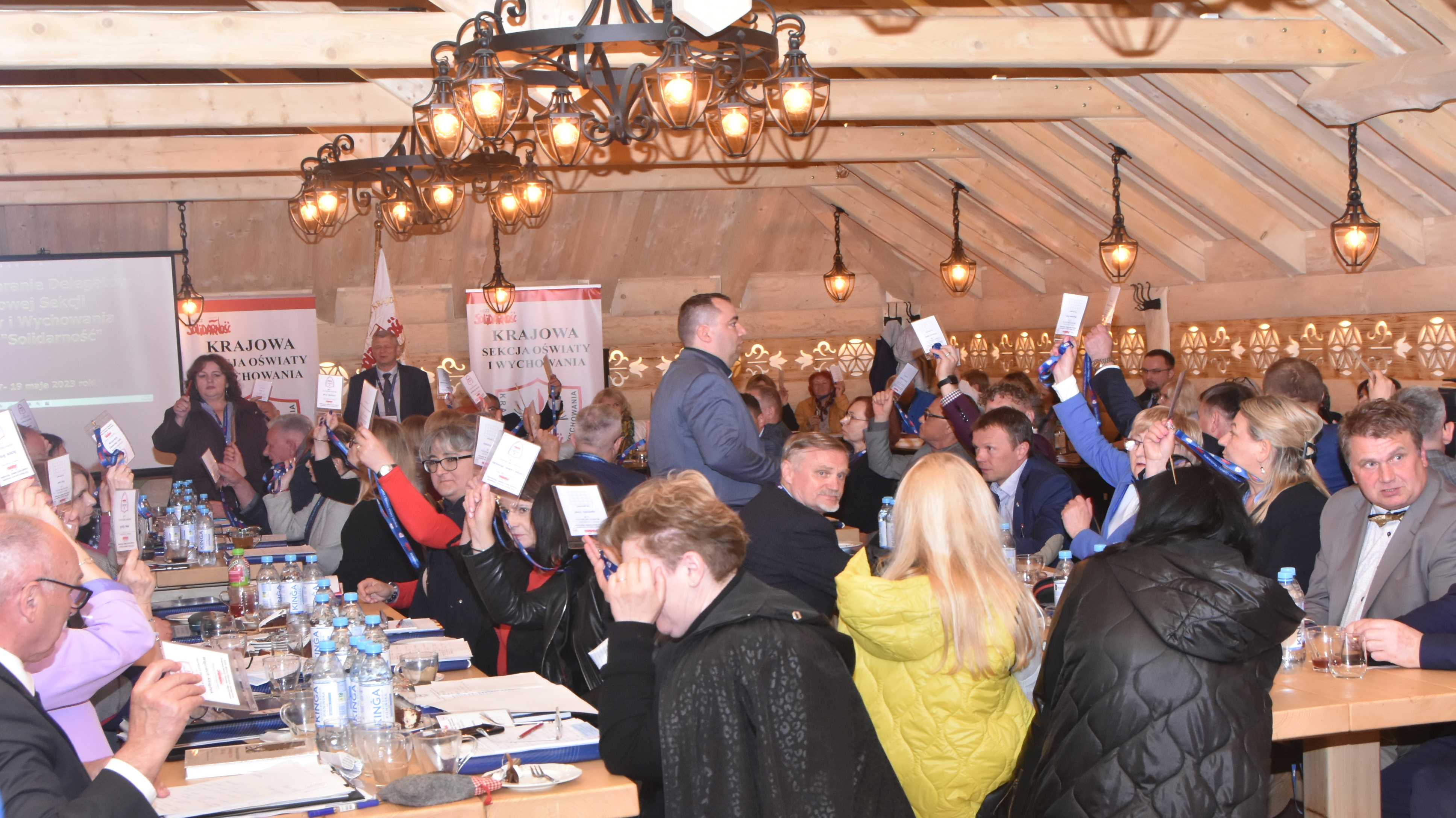 Walne Zebranie Delegatów KSOiW NSZZ Solidarność przyjęło 15 stanowisk (fot. KSOiW NSZZ Solidarność).