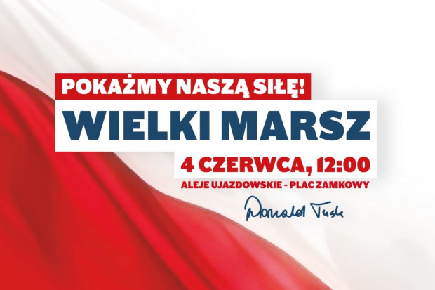 Marsz 4 czerwca ma się rozpocząć o godz. 12 (Fot. marsz4czerwca.info)