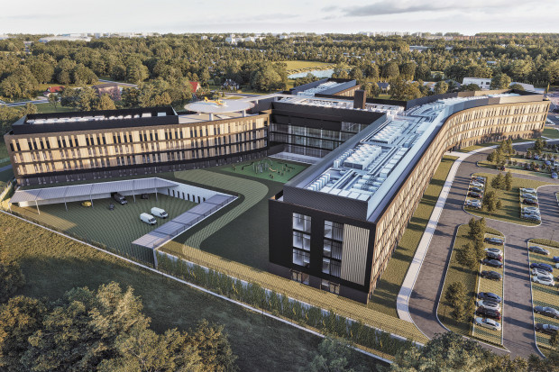 Wizualizacja nowego szpitala w Gliwicach (źródło: UM Gliwice)