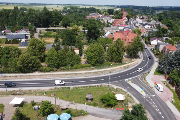 Prace związane z modernizacją drogi w Kwieciszewie dobiegły końca (fot. TT/GDDKiA Bydgoszcz)