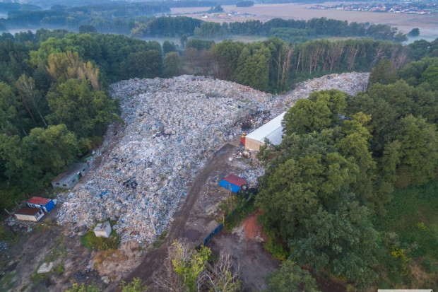 Składowisko niebezpiecznych odpadów pod Lubinem (Fot. lubin.pl)