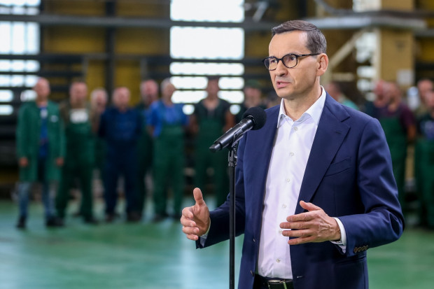 Premier Mateusz Morawiecki (Fot. PAP/Zbigniew Meissner)