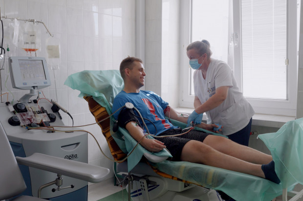 Rejestr dawców komórek krwiotwórczych prowadzony przez szpital na Szaserów liczy już 13 tys. osób (fot. WIM/Piotr Bławicki)