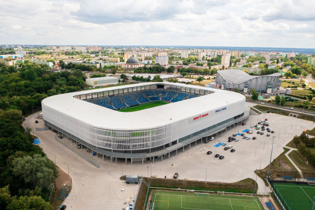 Tak wygląda nowy stadion piłkarski w Płocku. Fot. UM Płock