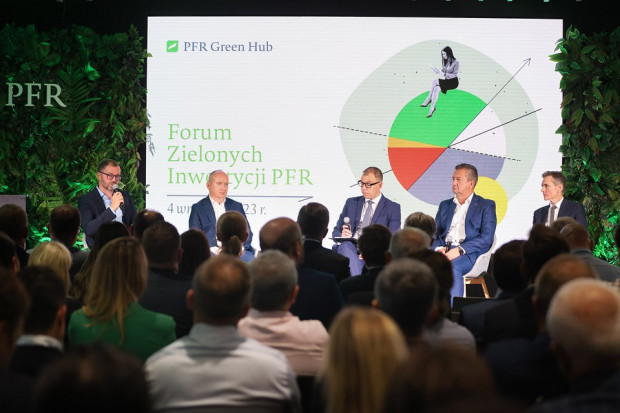 Forum Zielonych Inwestycji Polskiego Funduszu Rozwoju było okazją do zaprezentowania jego strategicznego programu PFR Green Hub (Fot. PFR)