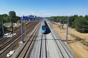 Pociągi zwiększą prędkość do 250 km/h na Centralnej Magistrali Kolejowej (fot. plk-sa.pl)