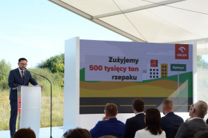 Orlen Południe, spółka z Grupy Orlen zainwestuje 629 mln 961 tys. zł w budowę największej w Polsce tłoczni oleju rzepakowego. (Fot. facebook.com/WarminskoMazurskaStrefa)