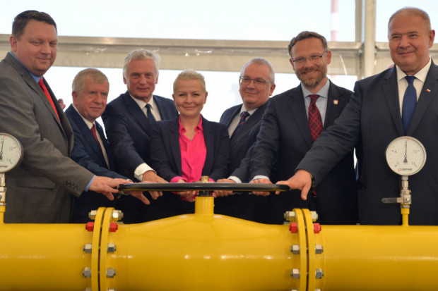Uroczystość przyłączenia elektrowni PGE Gryfino 2050 do sieci gazowej (fot. mat. pras.)