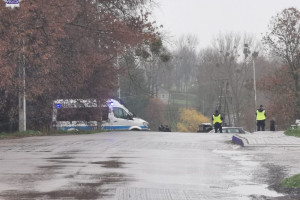 Do wybuchu pocisku we wsi Przewodów w woj. lubelskim doszło 15 listopada ub. roku (fot. policja)