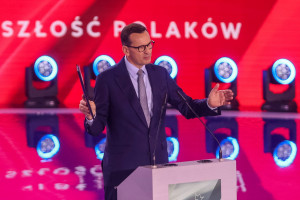 Premier Mateusz Morawiecki. (Fot. PAP/Zbigniew Meissner)