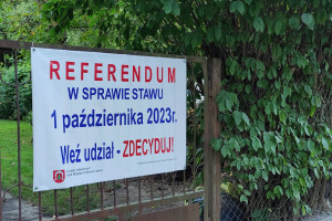 Frekwencja w referendum wyniosła ponad 41 proc. (Fot. Artur Tusiński Burmistrz Podkowa Leśna Facebook)