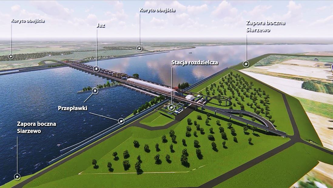 Siarzewo su sahnesinin görselleştirilmesi (fotoğraf: Wody Polskie)