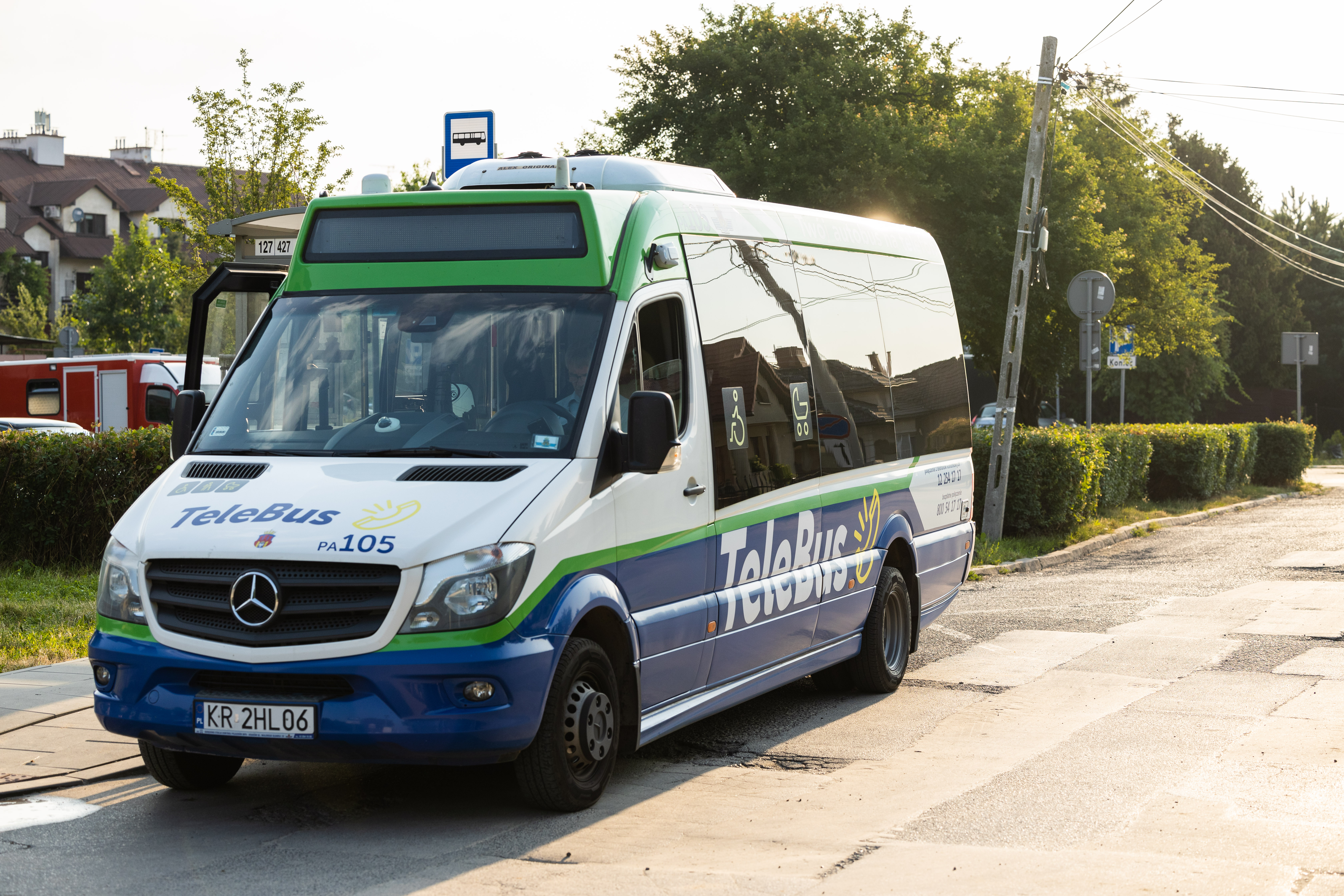 Momenteel is de Telebus-dienst beschikbaar in Krakau in de gebieden Rybitwy en Płaszów (Foto: ztp.krakow.pl)