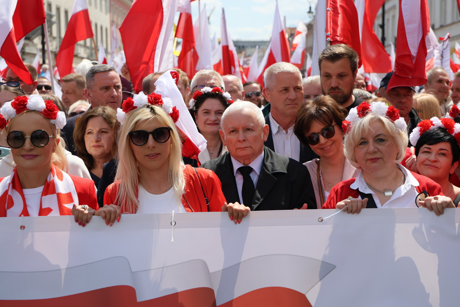 A vote for Nawrocki is a vote for a sovereign Poland - said PiS chairman Jarosław Kaczyński (photo: PAP/Paweł Supernak)