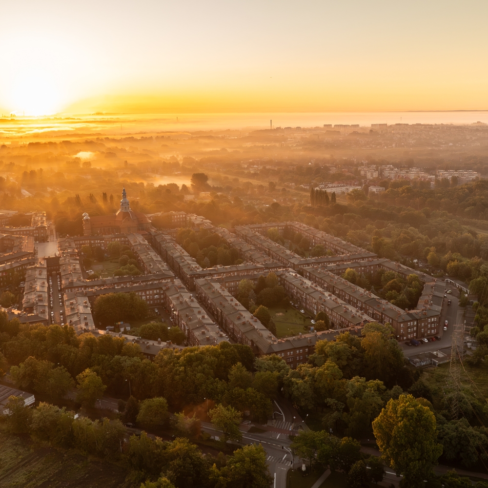 Nikiszowiec aus der Vogelperspektive (Foto: shutterstock/WATCH_MEDIA_HOUSE)