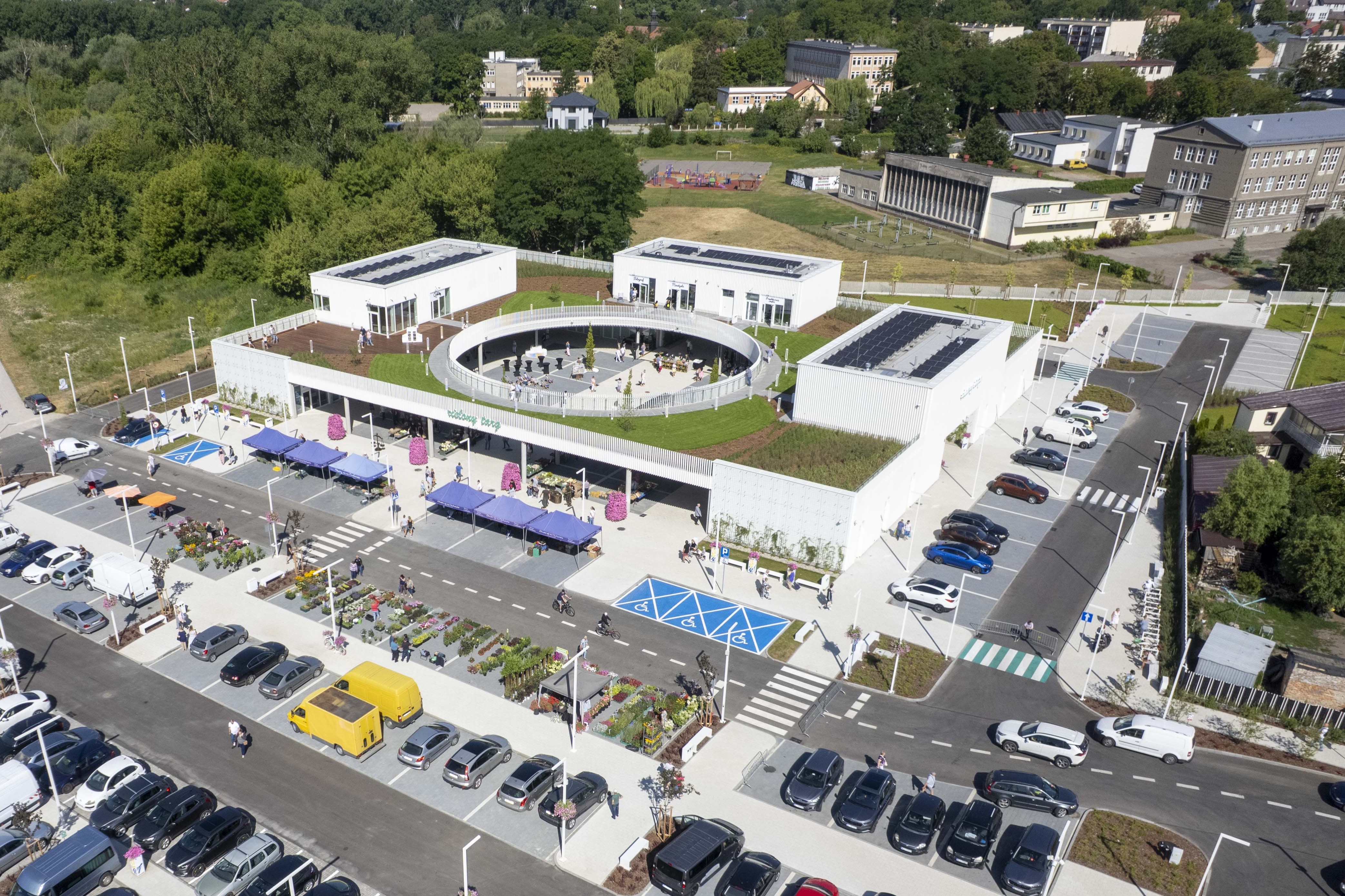 A number of ecological solutions were used during the construction of Zielony Targ (photo: UM Ciechanow)