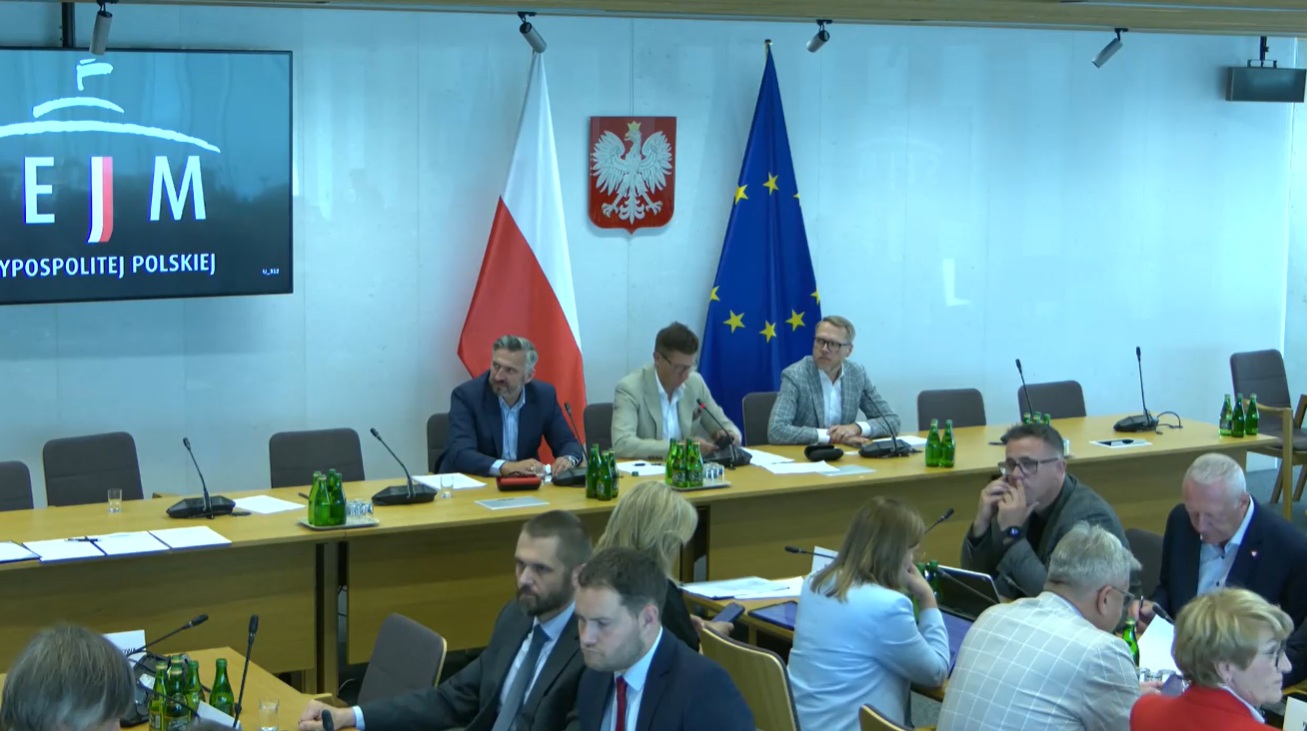 Gezamenlijke vergadering van de parlementaire commissies voor deregulering en lokaal bestuur en regionaal beleid (Foto: ITVSejm)