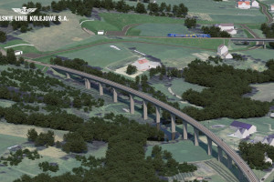 Pociągi pojadą aż 35 metrów nad ziemią. Tory podtrzymają gigantyczne estakady