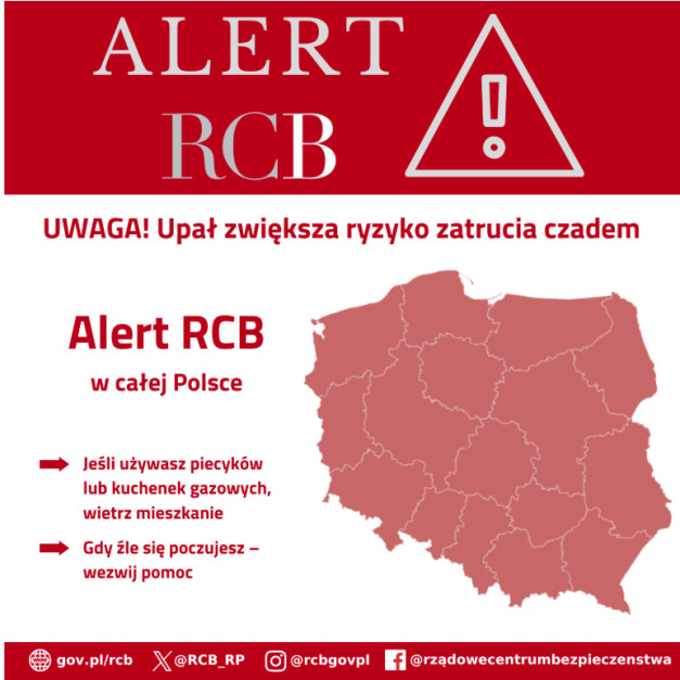 Alerty RCB dotarli do odbiorców na terenie całego kraju Fot. Materiały prasowe / Gov.pl
